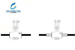 ПРОДУКЦИЯ-Поддверживающий касательный зажим для ADSS-Узлы крепления, подвесы
