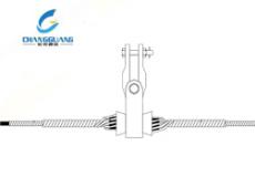 Узлы крепления, подвесы-Спиральный поддерживающий зажим для ADSS/OPGW